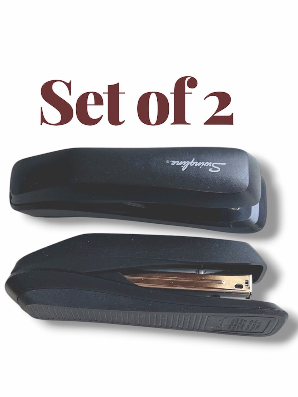 2 x Swingline Standard Desktop Stapler, 15 Sheet Capacity (54501)